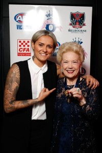 MELBOURNE, AUSTRALIA - SEPTEMBER 23: VWFL Awards, Melbourne on September 23, 2015. (Photo by Darrian Traynor/AFL Media)