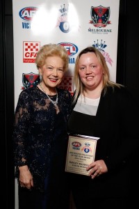 MELBOURNE, AUSTRALIA - SEPTEMBER 23: VWFL Awards, Melbourne on September 23, 2015. (Photo by Darrian Traynor/AFL Media)